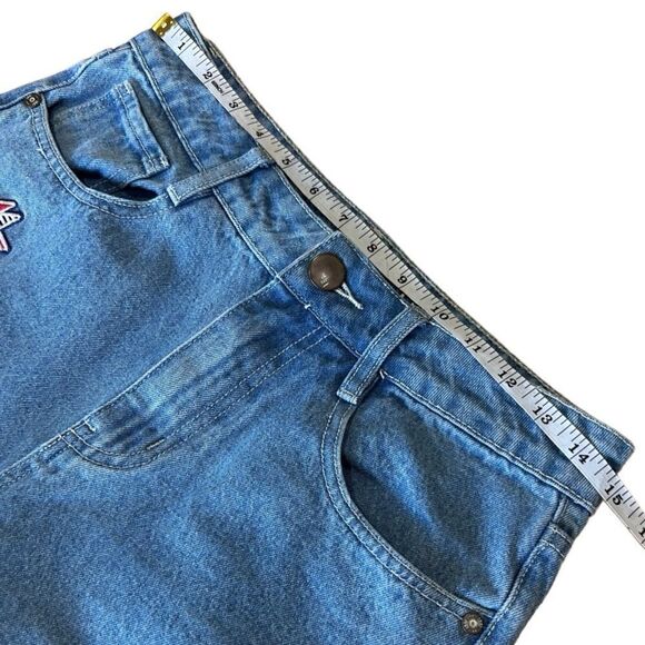 Cotton On the boyfriend jeans patch work light denim size 4 - Picture 13 of 16